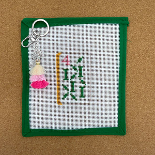 Bamboo Mahj Tile Bag Charm