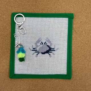 Blue Crab Bag Charm