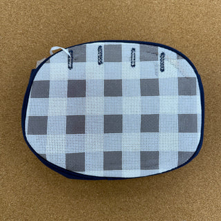 Grey Checkerboard Bermuda Bag Canvas