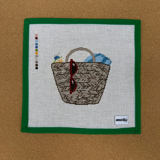 Straw Beach Bag