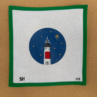 Night Sky Lighthouse Ornament