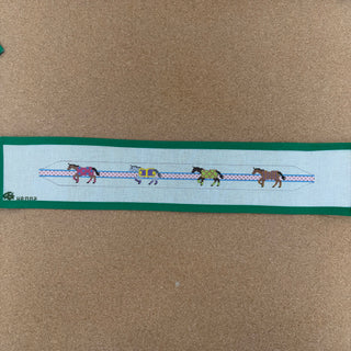 Horses in Colorful Blankets Headband - Adult Sizing