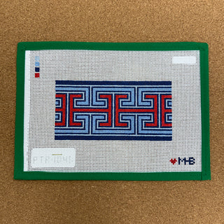 Red & Blue Greek Keys