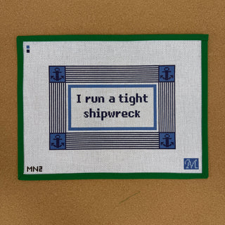 I Run a Tight Shipwreck - Blue