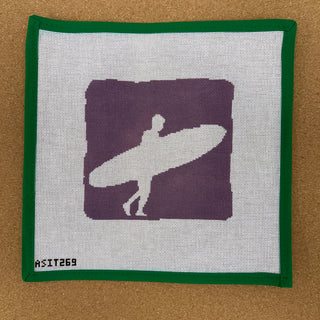 Surfer on Purple