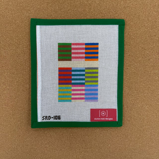 Color Block Stripes Passport Cover