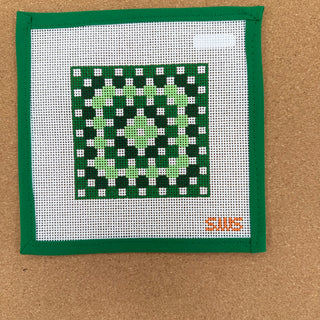 Green Crochet Square