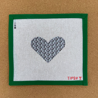 Grey Designer Heart