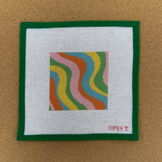 Vibrant Waves Square