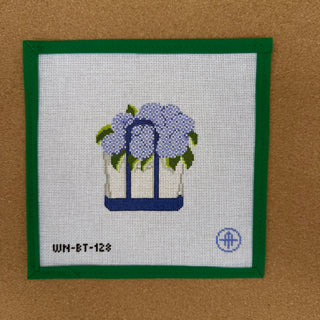 Blooming Hydrangeas Tote - Purple