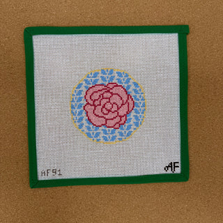 Pink Flower Round