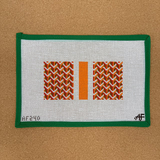 Y Pattern Eyeglasses - Orange