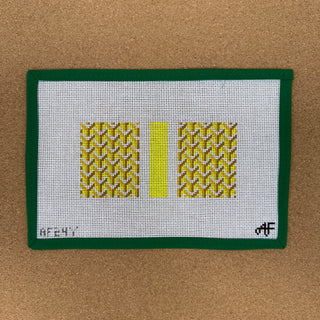 Y Pattern Eyeglasses - Yellow