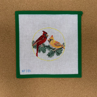Double Christmas Cardinals