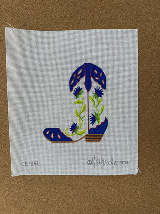 CB-05L Cowgirl Boot – Bachelor’s Buttons (pointing left)