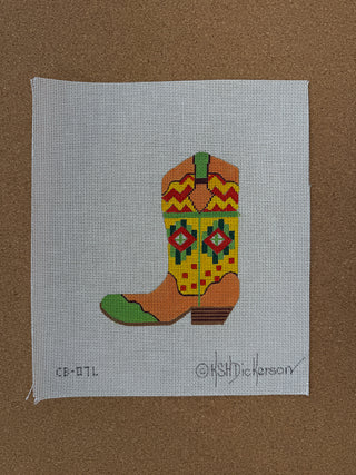 CB-07L Cowgirl Boot – Zigzag Southwestern (pointing left)