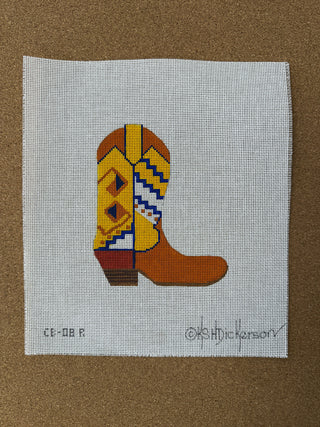 CB-08R Cowgirl Boot – Dhurrie Southwestern (pointing right)
