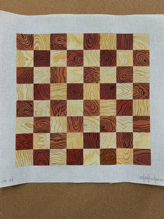 CHB-03 Chess/Checkers Board – Rosewood and Golden Maple