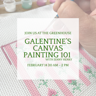 Needlepoint Canvas Painting & Design 101 : Galentine's Edition