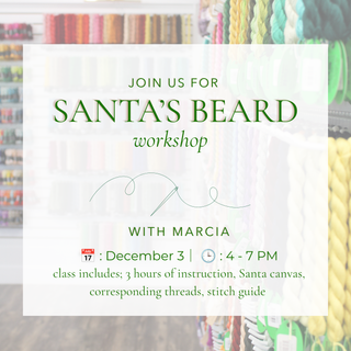 Teach Me How to Turkey Work (& more!) - How to embellish Santa beards & cuffs