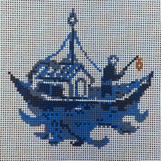 TSC06 Blue Willow Deconstructed-Boats