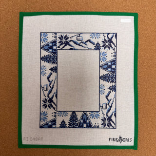 Ski Needlepoint Canvas Frame
