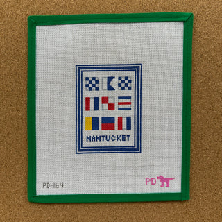 Nantucket Stacked Nautical Flags