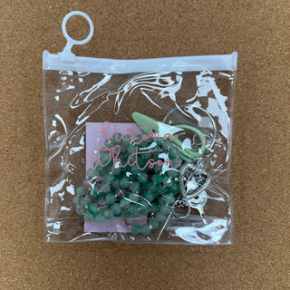 Gemstone Chatelaine - Key Lime Swirl