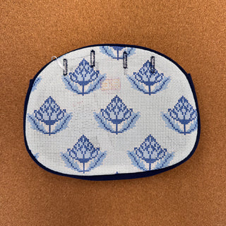 Ann Kaye Bermuda Bag Cover - Block Print in Blue