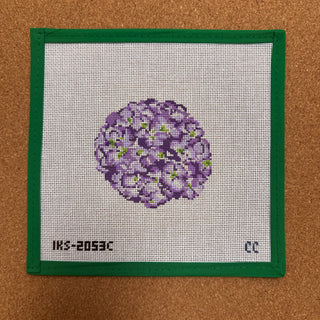 Hydrangea Ornament - Purple