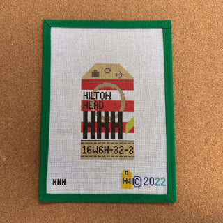 Hilton Head Retro Travel Tag