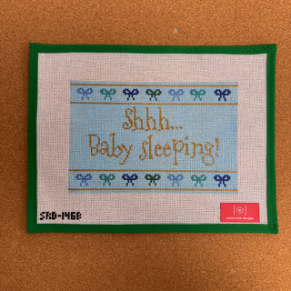 Shhh... Baby Sleeping! in Blue
