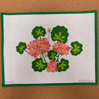 Salmon Geraniums