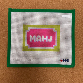Bracket Frame Mahjong Insert - Citron, Pink & Lilac