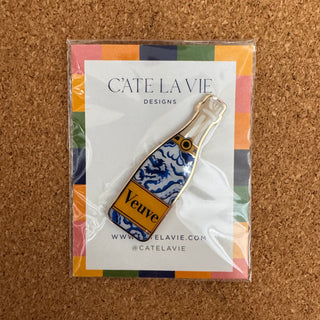 Chinoiserie Champagne Needle Minder