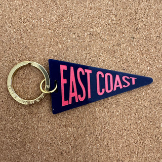 East Coast Pennant Acrylic Charm