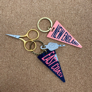 East Coast Pennant Acrylic Charm
