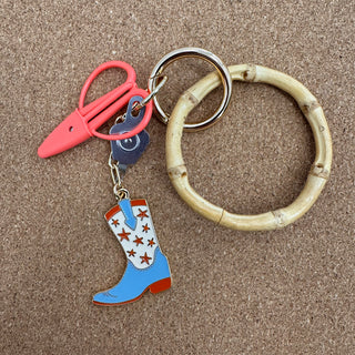 Cowboy Boot Enamel Charm