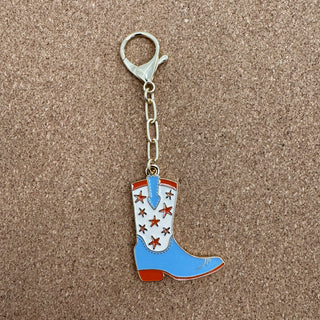 Cowboy Boot Enamel Charm