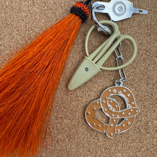 Pretzel Enamel Charm