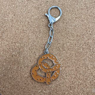 Pretzel Enamel Charm