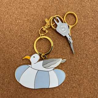 Floating Gull Charm