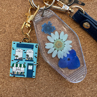 Bookshop Enamel Charm