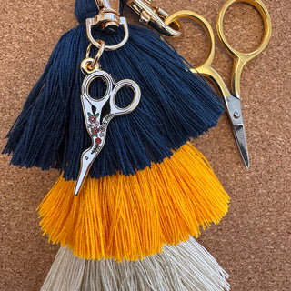 Embroidery Scissors Enamel Charm