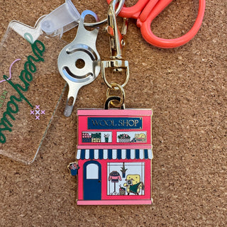 Wool Shop Enamel Charm