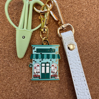 Coffee Shop Enamel Charm