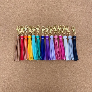 Leather Tassel Charm