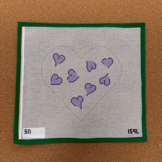 Heart Pillow - Lavendar