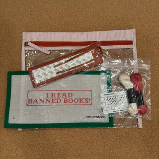 I Read Banned Books Leather Bookmark Kit