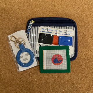 Whale Leather Key Fob Kit